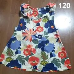TORIDORI 花柄 ノースリーブタンクトップ 120のサムネイル