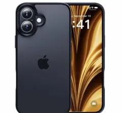 iPhone16 ケース　ブラック