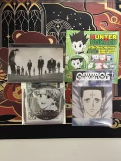 ハンターハンター ミニブロマイド 缶バッジ クロロ=ルシルフル 3点セット