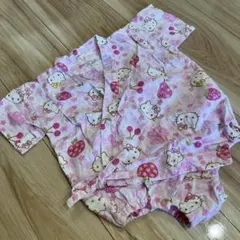 ★甚平 ロンパース キティ 80