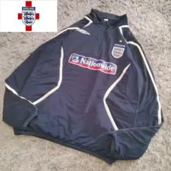 【希少】UMBRO×イングランド代表　ハーフジップ　トレーニングトップ　ベッカム