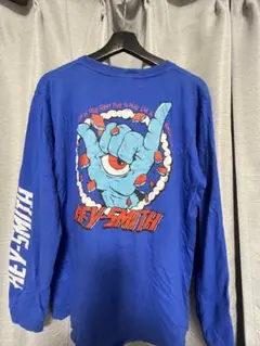 HEY-SMITH ロンT 青