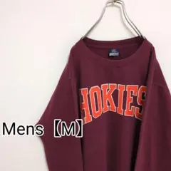 E115【US輸入】MV SPORT　スウェット【メンズМ】えんじ