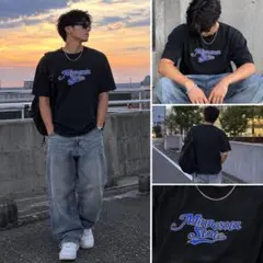 Minnesota State 刺繍ロゴ Tシャツ ブラック