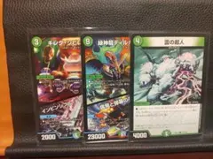 【デュエマ組替OK】緑神龍ディルガベジータ　キングシビレダケ　雲の超人　各4枚