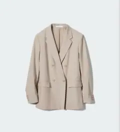 BACCA フレンチリネンシャンブレー ダブルブレストジャケット - メルカリ