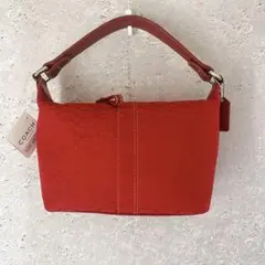 COACH コーチ シグネチャー ハンドバッグ 赤　新品　Y2K