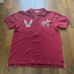 最終値下げ AVIREX 赤 ポロシャツ Lサイズ Tシャツ アメカジ