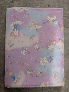 ユニコーンマーブル柄生地（パープル）100㎝