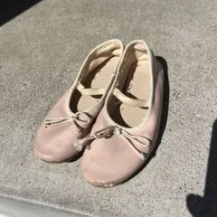 ZARA ピンク バレエシューズ