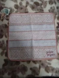 ジェラートピケ　ハンカチ