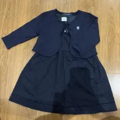 美品✨ファミリア　フォーマルアンサンブル120白襟ワンピース　ボレロ  リボン 楽天市場】【靴レンタル無料】 子供フォーマル ワンピース 半袖