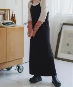 Kastane ポンチキャミワンピース ブラック