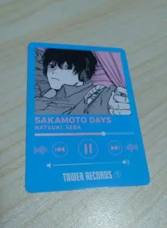 サカモトデイズ ミュージックプレイヤー風トレーディングカード 坂本太郎 サカモトデイズ ミュージックプレイヤー風トレーディングカード