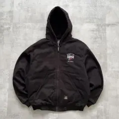 BERNE　アクティブジャケット　ダックパーカー　odessa 企業　ロゴ　刺繍