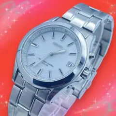 《美品　稼動品》　セイコー　スピリット　メンズ腕時計　防水　ソーラー電波