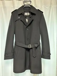 最終値下げ　黒BURBERRY BLACK LABEL トレンチコート M