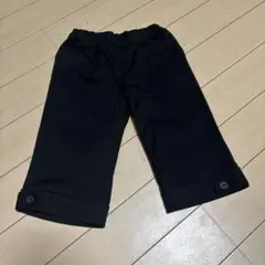 黒のカジュアルパンツ 130