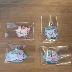 ラバーキーホルダー4個セット