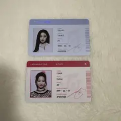 TWICE サイエンティスト scientist ツウィ IDカード