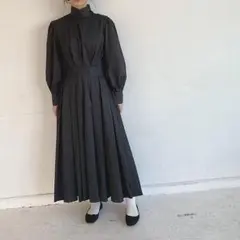 foufou ハイネックタックワンピース　M