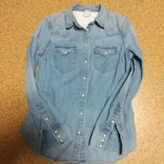 【美品】リーバイス レディース デニムシャツ