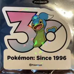 ポケモン 30周年記念 トカラナクシ ステッカー シール