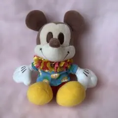 ミッキーマウス ハワイアンぬいぐるみ