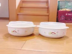 お皿 皿 蓋つき ふたつき 食器 2個まとめ 電子レンジ フリーザー可能のサムネイル