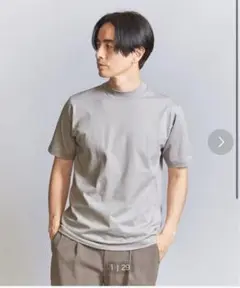 BEAUTY&YOUTH クリアコットンジャケットTシャツ