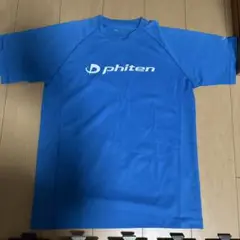 phiten ラグランスリーブ Tシャツ 青