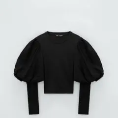 【ZARA】ザラ コントラストトップス