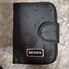 MARY QUANT ドット柄ポーチ ブラック