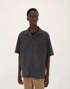 AURALEE DENIM HALF SLEEVED SHIRTのサムネイル