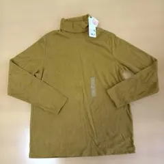 UNIQLO ヒートテックフリース タートルネックT イエロー　L
