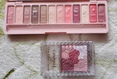 アイシャドウパレット 12色とチークセット