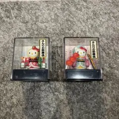 サンリオ ハローキティ 歌舞伎シリーズ フィギュア2種セット　花笠　汐汲　ヤマト