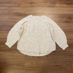 RASW ニット セーター アルパカ混 ボートネック ゆったり