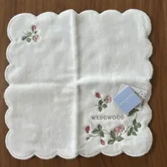 WEDGWOOD 花柄刺繍タオルハンカチのサムネイル
