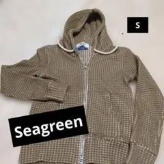 Seagreen SR134 ワッフルパーカー ブラウン Sのサムネイル