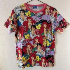 東京ディズニーリゾート リトルマーメイド 総柄 Tシャツのサムネイル