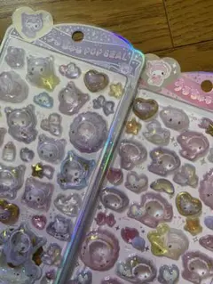 うるちゅる　ポップシール　クロミ　マイメロ　サンリオ　ボンドロ　２点セット