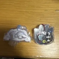 サンリオキャラクターズパッケージチャーム　シナモロール　バツ丸2個セット