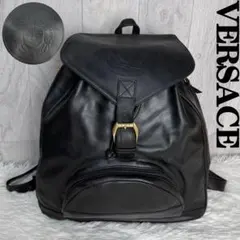 美品♡VERSACE ヴェルサーチ メデューサ レザー リュック バックパックのサムネイル