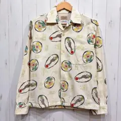 STYLE EYES×BEAMS BOY ピエロ サーカス 総柄 シャツ
