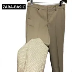 ZARA-BASIC テーパードパンツ　カジュアル兼フォーマル　センタープレス