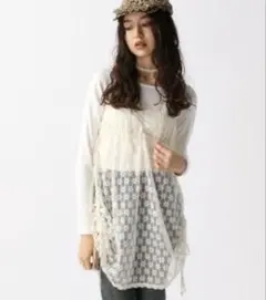 Forever21フォーエバー21★新品！タイ付きキャミミニワンピース