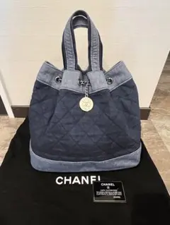 新品同様！CHANEL デニム トートバッグ　リュック　2way
