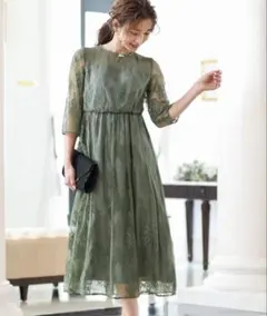 総レース結婚式ワンピースドレス nianaドレス