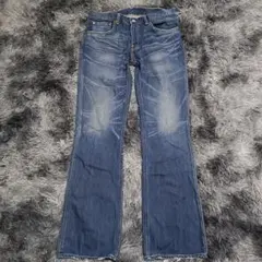 【希少】Burberry ブラックレーベル ダメージ加工デニム ノバチェック73 希少】Burberry ブラックレーベル ダメージ加工デニム ノバチェック73